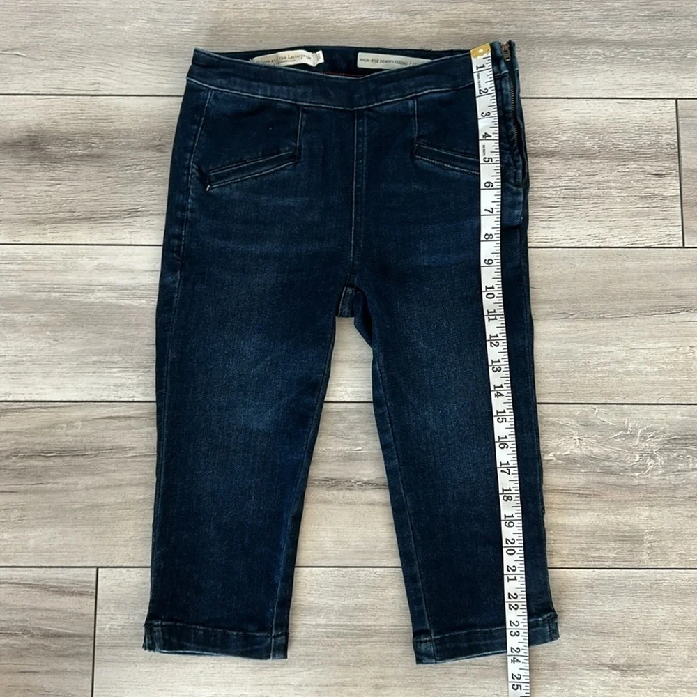 Anthropologie Pilcro high rise denim legging capri size 25 petite